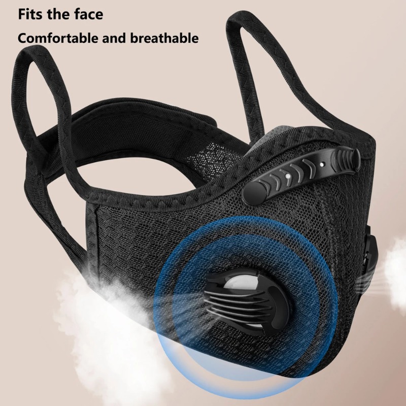 Cycling Face Mask Sport Washab - Dust Mask Construction recension och pris