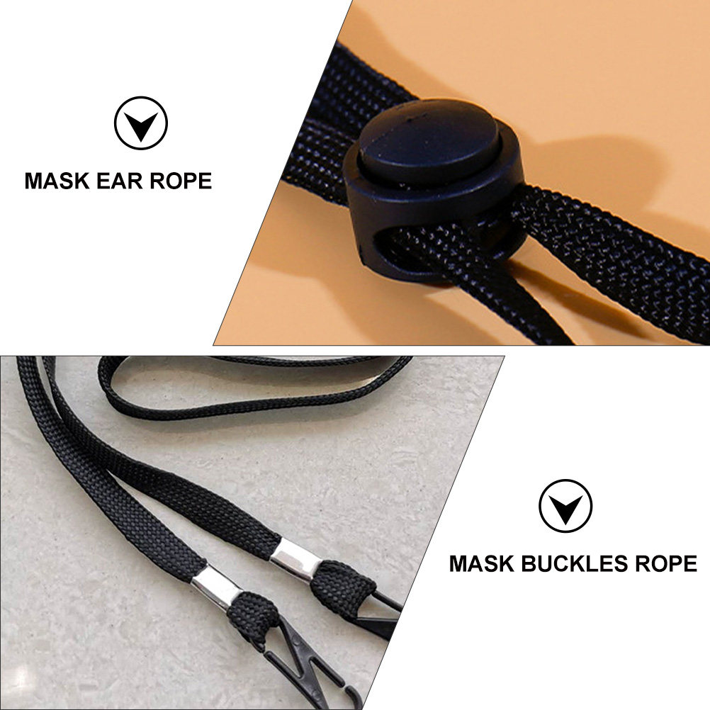 12Pcs Anti-Fall Face Mask Lany - Mask Lanyard Adjustable recension och pris