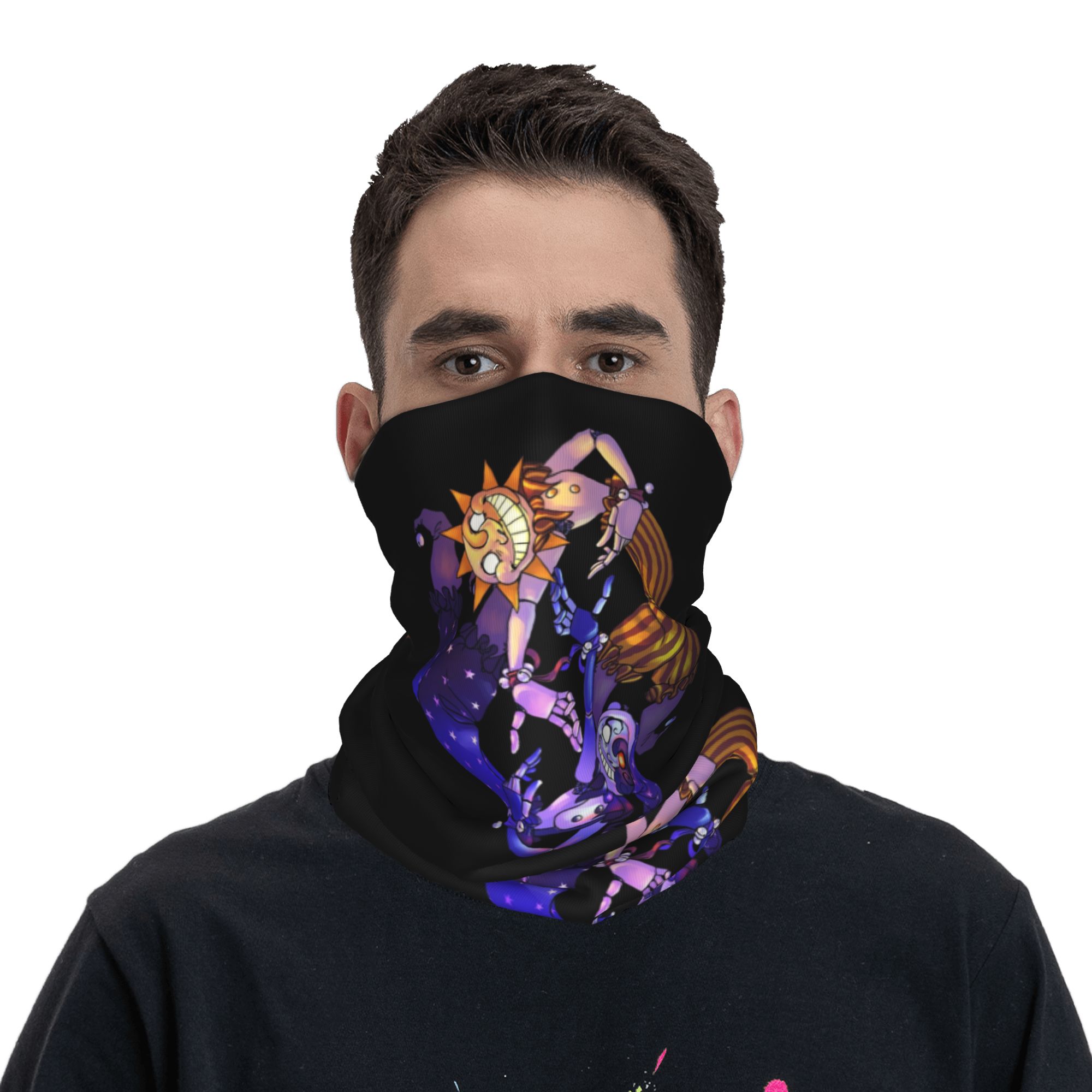 Sun And Moon FNAF Security Bre - Neck Gaiter Face Cover recension och pris