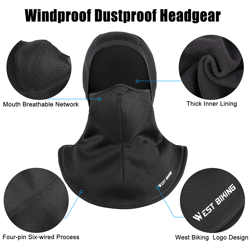 WEST BIKING Winter Balaclava C - Anti Pollution Mask recension och pris