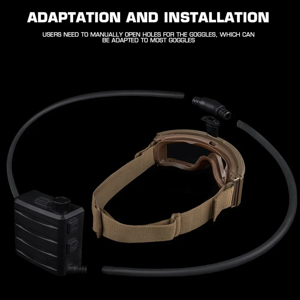 Airsoft Goggles Defogger Defog - Anti Pollution Mask recension och pris