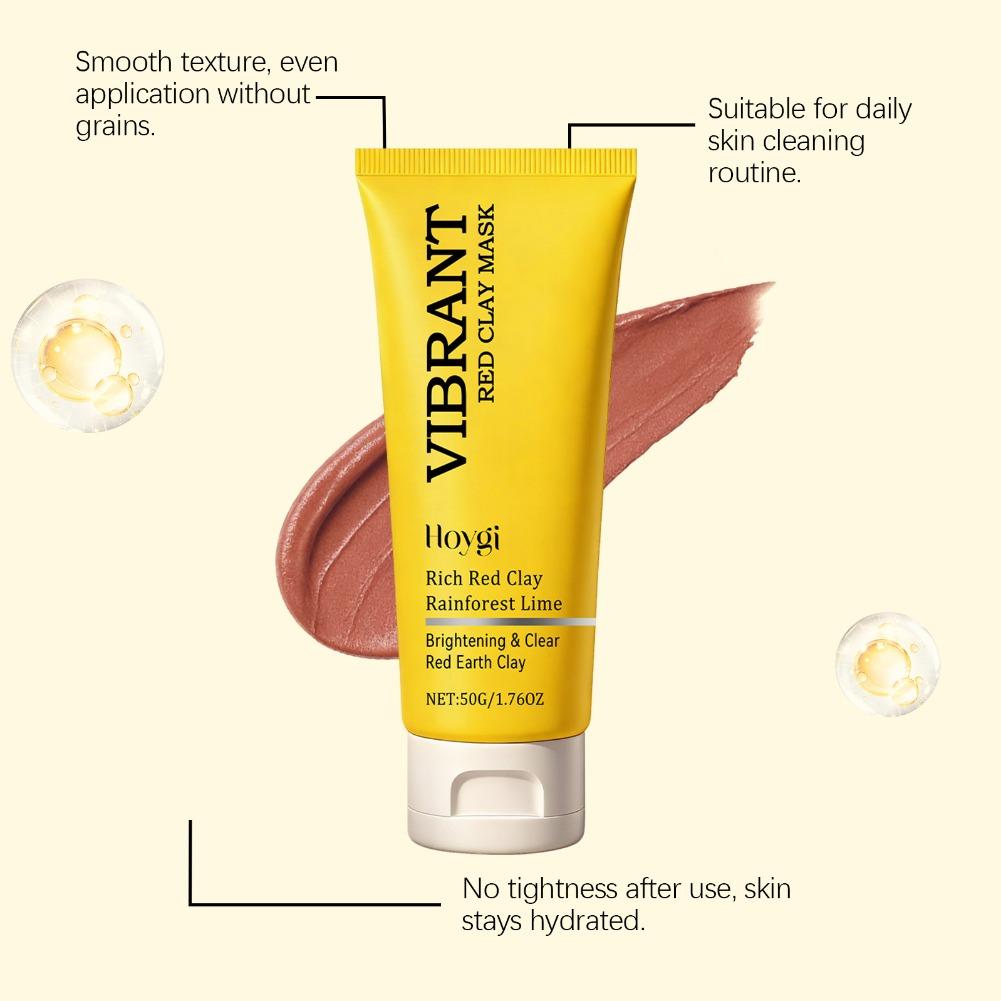 Vibrant Red Clay Mask - Natura - Dust Mask Construction recension och pris