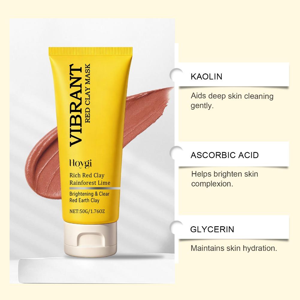 Vibrant Red Clay Mask - Natura - Dust Mask Construction recension och pris